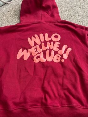 Wilo red hoodie